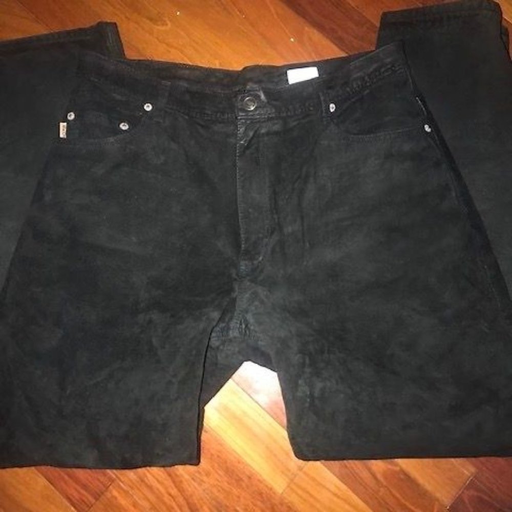 Pantalon en suède